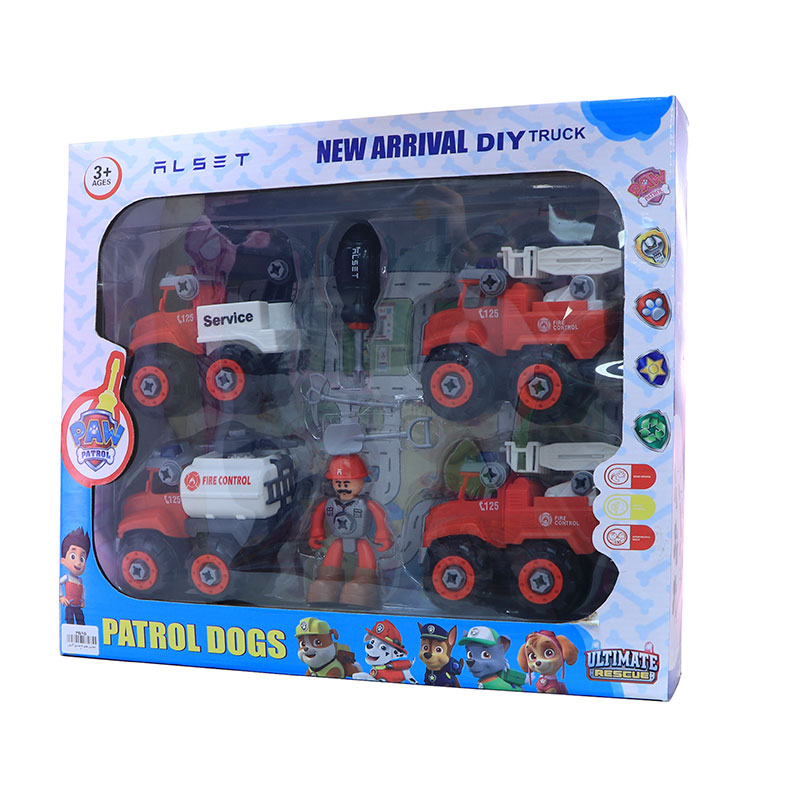 کامیون های فکری آتش نشانی 4 عددی آلست تویز