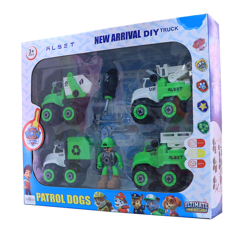 کامیون های فکری شهرداری 4 عددی آلست تویز