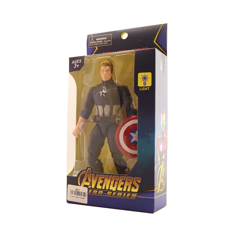 فیگور اونجرز (Avengers) شخصیت کاپتان آمریکا جعبه ای w15