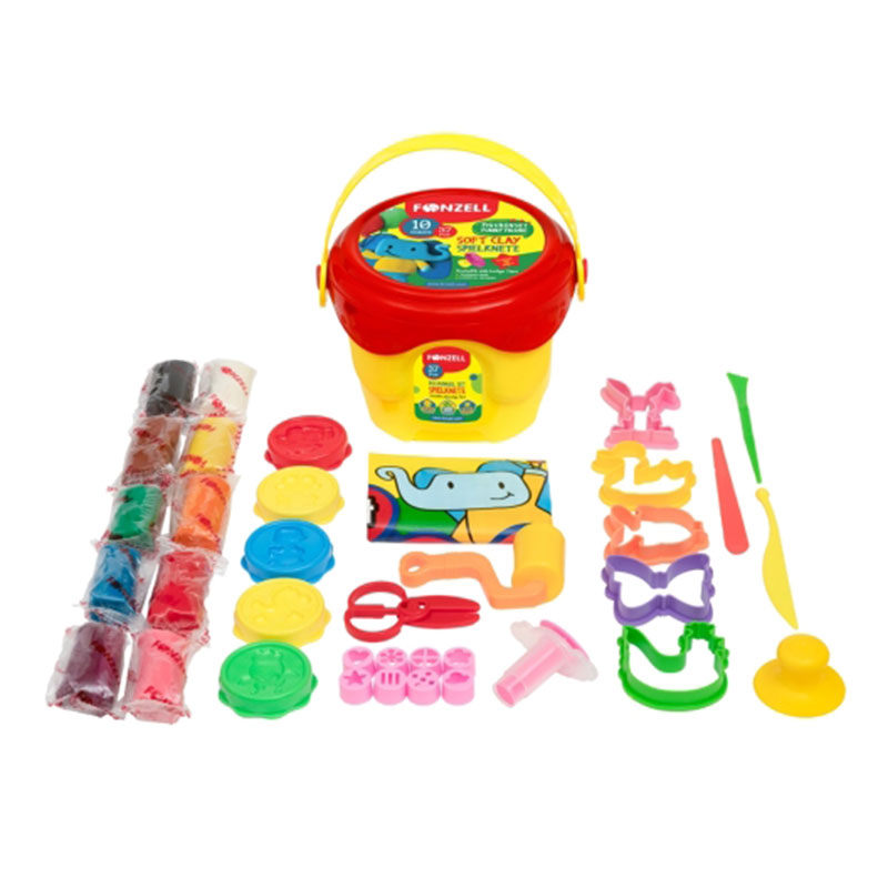 خمیر بازی 10 رنگ فونزل خمیر بازی 10 رنگ فونزل